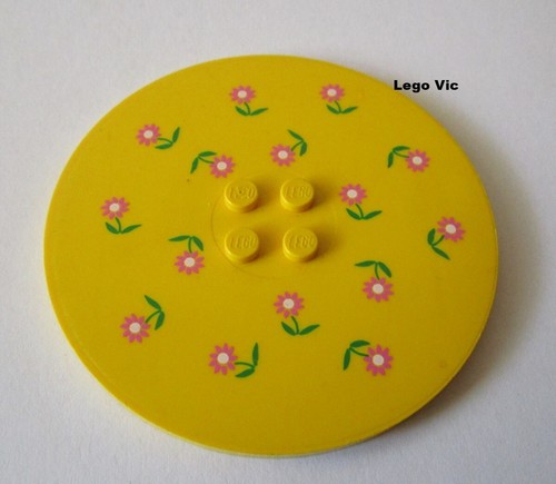 Lego 6177pb003 table yellow - lego,