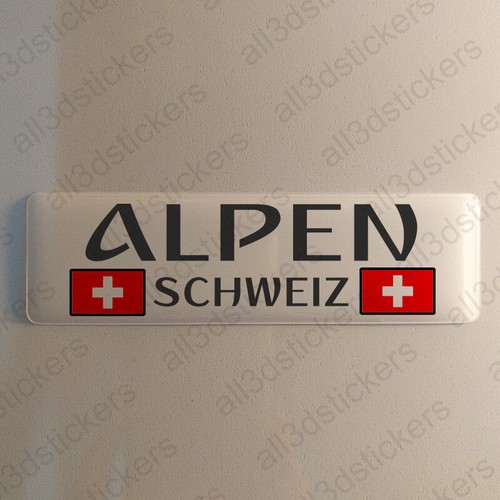 Alpes suisse autocollant - suisse,