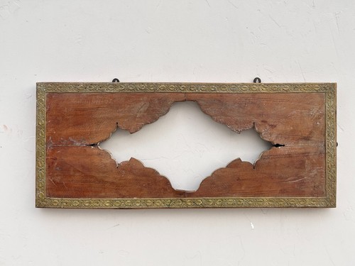 Ancien miroir bois rénové - ancien,