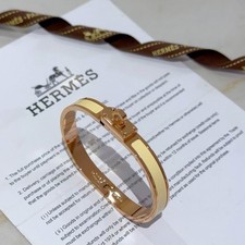 HERMÈS 18k Rose Gold Bangle