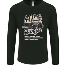 T-Shirt À Manches Longues Pour Homme D'Anniversaire De 40 Ans