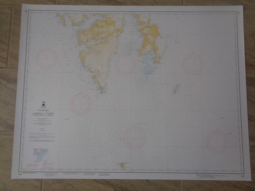Carte marine svalbard - carte, fra