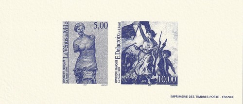 Gravure epreuve timbre poste - epreuve,