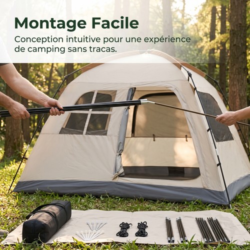 Tente camping saisons - de,