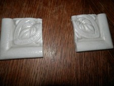 Lot of 2 Ceramic Corners Made