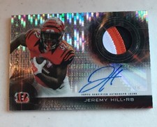Jeremy Hill 2/15 Autograph