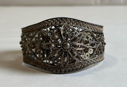 Ancien bracelet manchette - , en