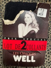 2 Collants Opaques Well  -