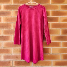 Robe fille rose à pois 8 ans