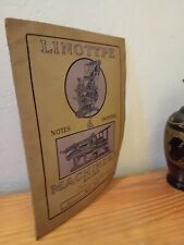 Linotype Notes & Printing -