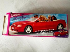 Ancienne Voiture Barbie mustang cabriolet décapotable Mattel