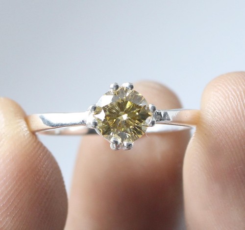 Bague solitaire diamant - bague,