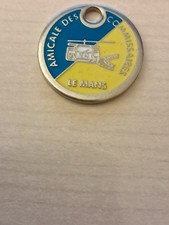 jeton de caddie (recto-verso) Sport automobile.