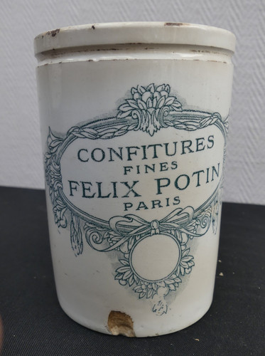 Ancien pot confiture - pot, félix