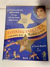 4 contes par Marlene Jobert avec les CD des 3 ans en tbe 