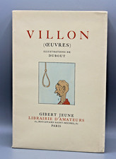 Ancien livre villon oeuvres - -,