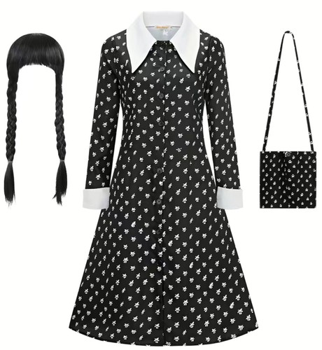Robe mercredi addams - mercredi,
