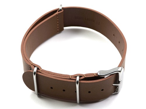 Bracelet montre nato cuir - montre, en