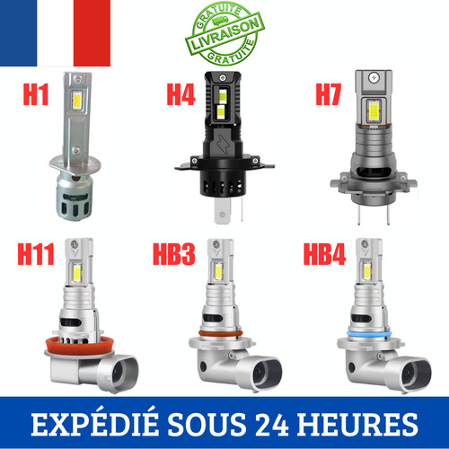 Ampoules h11 led mini - ampoules,