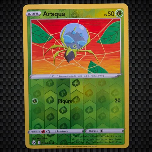 Cartes pokémon araqua - cartes,