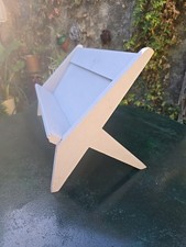 Lutrin de table vintage en bois pupitre René Gabriel Pieds Compas Porte Revues 