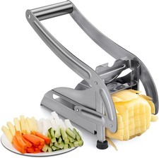 Coupe Frite Professionnel  2 Lames Technologie Antidérapante hache manuel inox