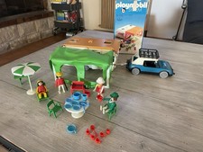 Playmobil 3249 Caravane avec auvent 1977 TBE en boîte