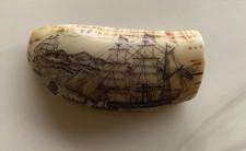 Réplique de Scrimshaw "Whaler