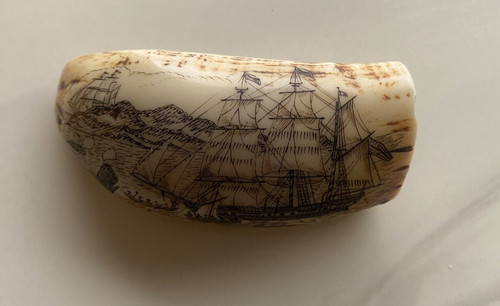 Réplique scrimshaw whaler - réplique, "whaler