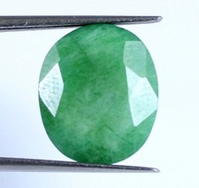 Émeraude verte naturelle 5,15