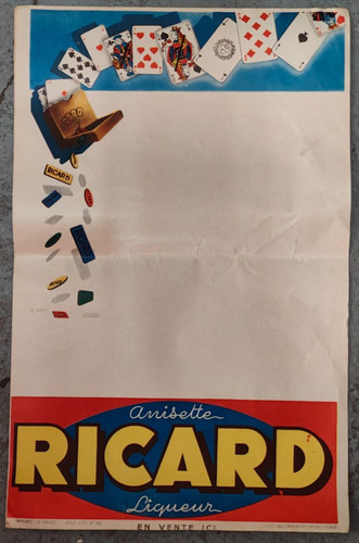 Ancienne affiche publicitaire
