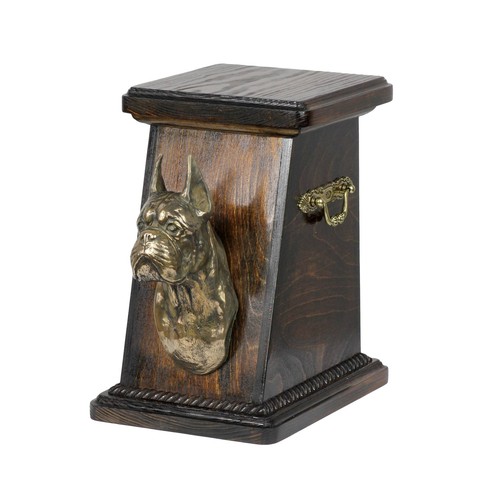 Urne bois boxer avec - urne, en