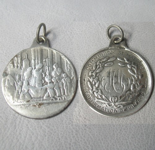 Medaille pendentif ancien - pendentif,