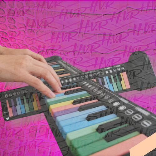Key roll keyboard piano - up,