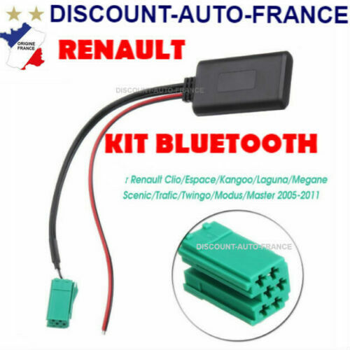 Bluetooth mp3 aux pour renault - bluetooth,