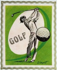 LE GOLF    1980 POSTCARD FRANCE CPA Carte Postale Maximum H625