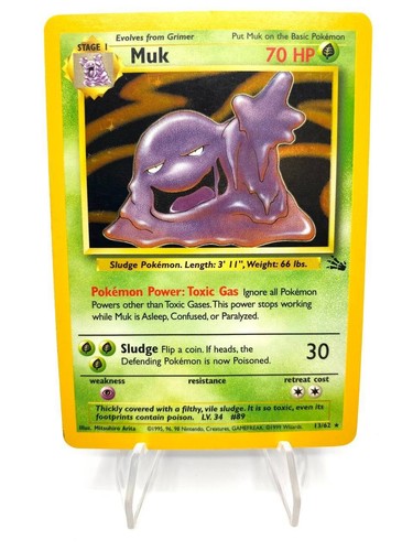 Carte pokémon muk 62 - carte, 13/62