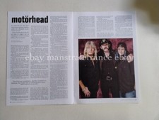 Motorhead Lemmy Mastodon clippings Sweden Iron Maiden A Matter Of Life Death ad