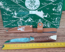 COUTEAU SCOUT - CAMPING - CHASSE - RANDONNÉE - VINTAGE DE BAZAR - ROSTFREI