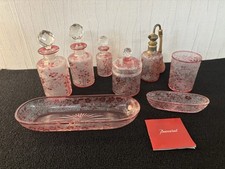 Ensemble 7 pièces modèle églantier en cristal de Baccarat (prix du lot)mod7