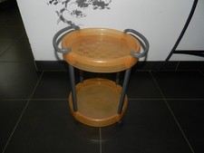 Ancienne desserte année 1970 Italie SIMO plateau damier table de jeux