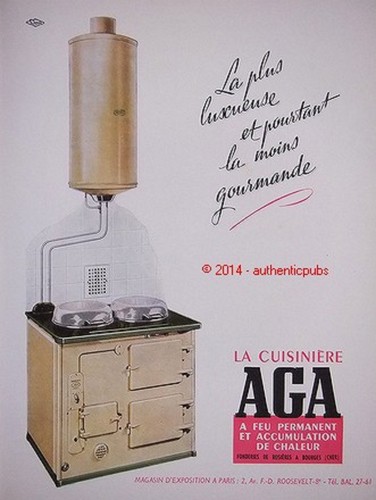 Publicite cuisiniere aga - la,