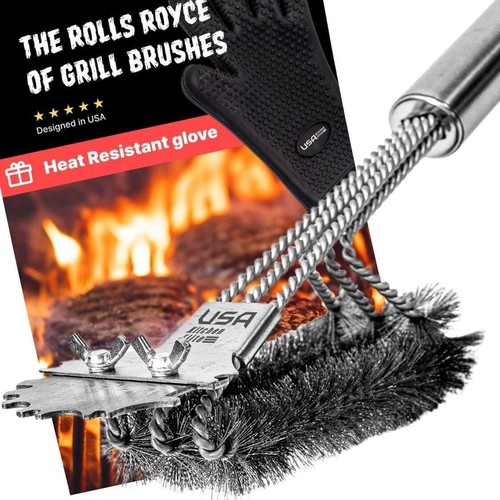 Bbq grill brush stainless - bbq,