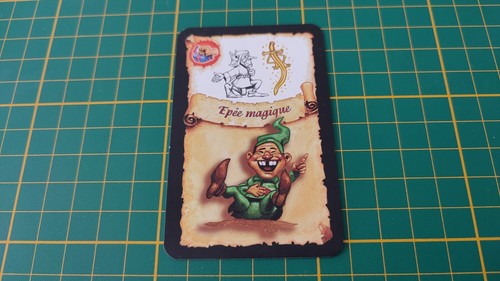 Carte objet epée magique - objet,