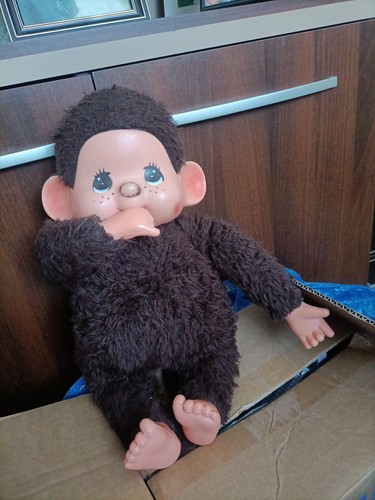Ancienne peluche kiki singe - peluche,