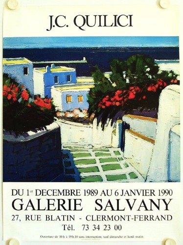 Affiche quilici mykonos - affiche,