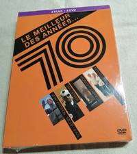 COFFRET 4 FILMS 4 DVD LE MEILLEUR DES ANNÉES 70 (NEUF SOUS BLISTER)