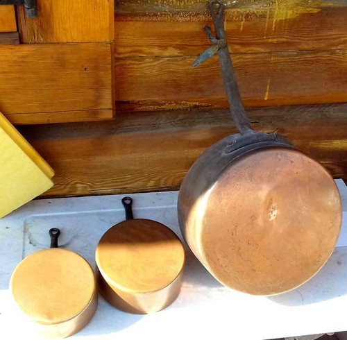 Lot casseroles anciennes - 3,