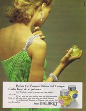 PUBLICITE ADVERTISING 074 1973 JEAN D'ALBRET Parfum Gel 'Ecusson' et 'Casaque'