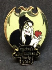 Disney Pin #24, LE Wicked Witch, Mickey’s Halloween Party, 2014